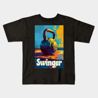 Kettlebell Swinger Kids T-Shirt